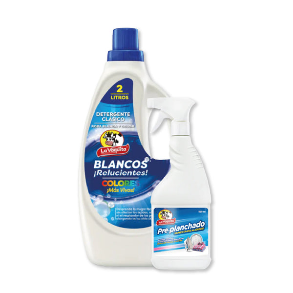 DET CLASICO 2K + PREPLANCHADO 500ML VAQUITA